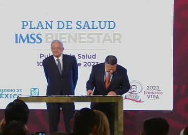 Hidalgo y 22 entidades firman federalización de servicios de salud