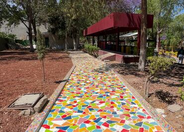 Parque de Ixmiquilpan cobra nueva vida con materiales reciclables y apoyo de la CEDSPI