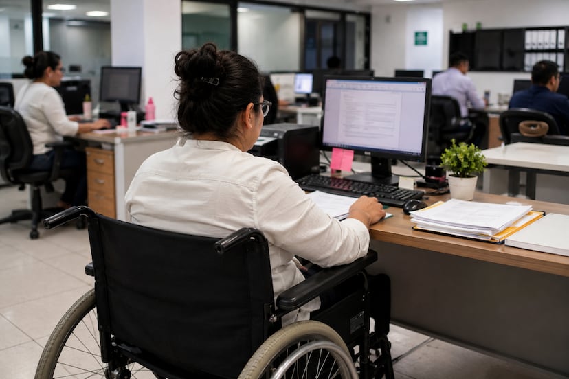 Brecha de inclusión en Hidalgo, personas con discapacidad casi invisibles en el servicio público