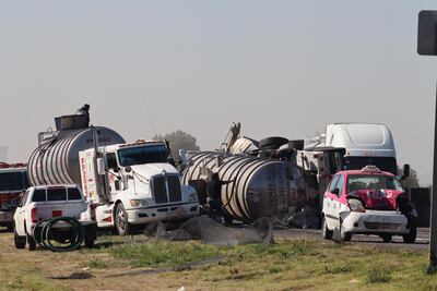 Accidente en la México-Pachuca genera caos vial y movilización de autoridades