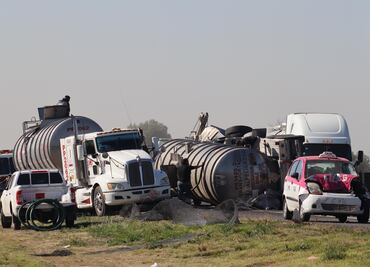 Accidente en la México-Pachuca genera caos vial y movilización de autoridades