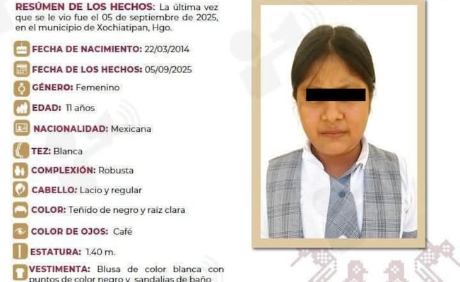 Localizan sin vida a menor desaparecida en Xochiatipan; comunidad exige justicia