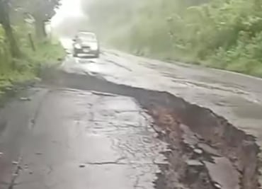 Cierran la carrera Pachuca -Tampico, a la altura de Lolotla; podría ampliarse 30 metros