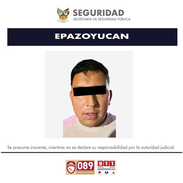 Decomisan 197 dosis de drogas en operativo antinarcomenudeo en Epazoyucan | Foto: SSPH