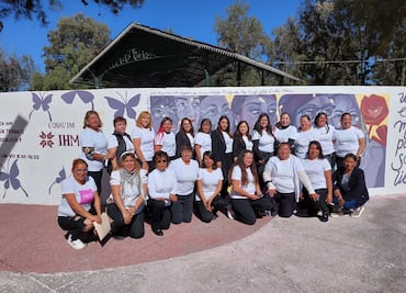 Mural en Pachuca celebra la unión y empoderamiento de mujeres contra la violencia