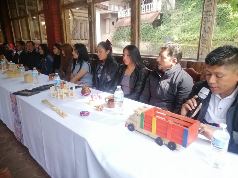 Comunidad indígena Los Reyes promueven feria patronal con exposición de artesanos madereros Foto Grisel Lira