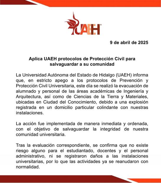 Cortesía: UAEH