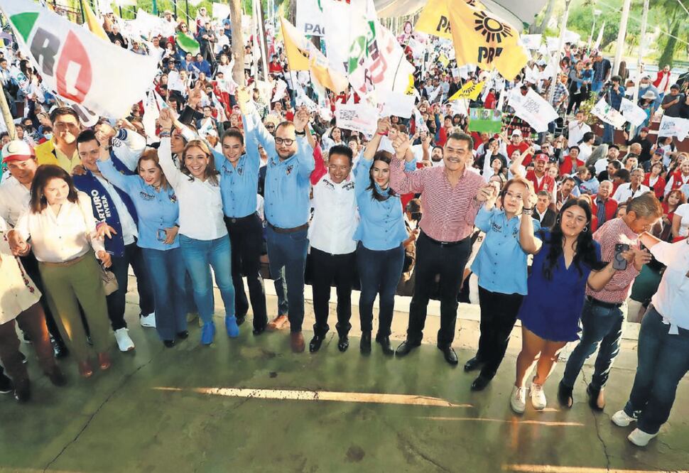 Marco Antonio Rico Mercado, dirigente estatal del partido guinda, pidió al INE que fiscalice el gasto de los contendientes de diferentes institutos políticos. Foto: Especial