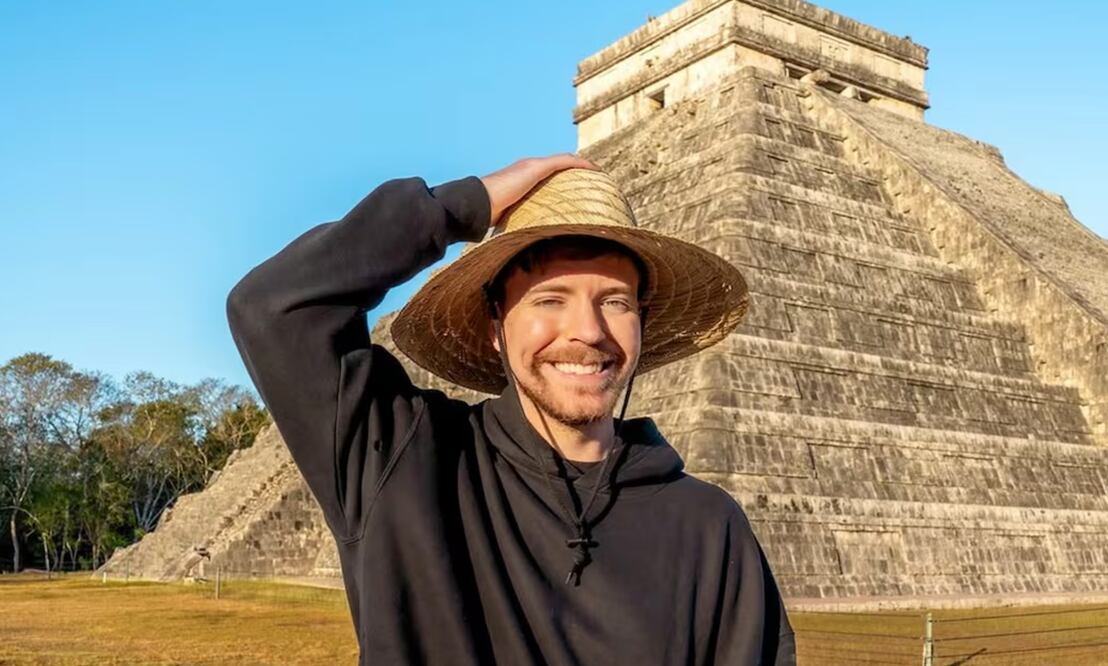 El influencer visitó zonas arqueológicas de México. Foto: Instagram.