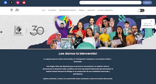 IEEH renueva su portal rumbo a elecciones de 2027