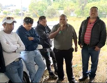 Un grupo de taxistas advierte paro en Pachuca; acusan mal trabajo de Lizbeth Robles