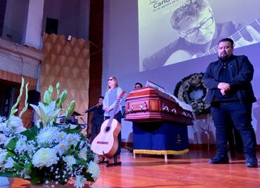 Despiden con homenaje al guitarrista y promotor cultural Leonardo Martín Candelaria