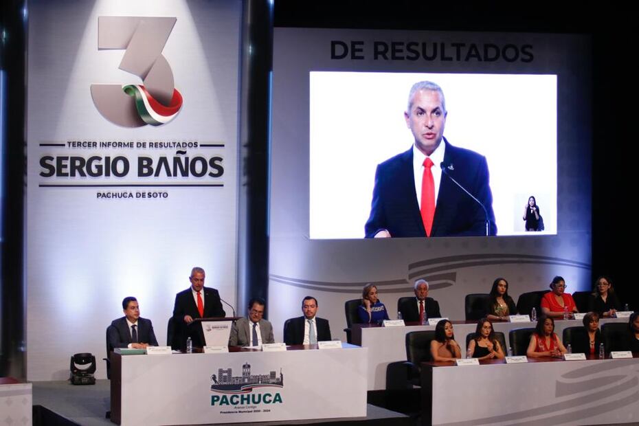 Sergio Baños, presidente municipal de Pachuca Foto: Luis Soriano