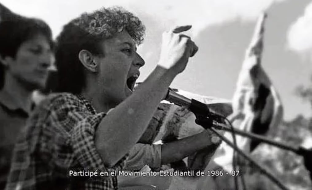 En diciembre de 2023, Claudia Sheinbaum Pardo difundió en su cuenta de TikTok imágenes de 1986, cuando participó en el movimiento estudiantil hasta el año siguiente. Foto: Original Youtube