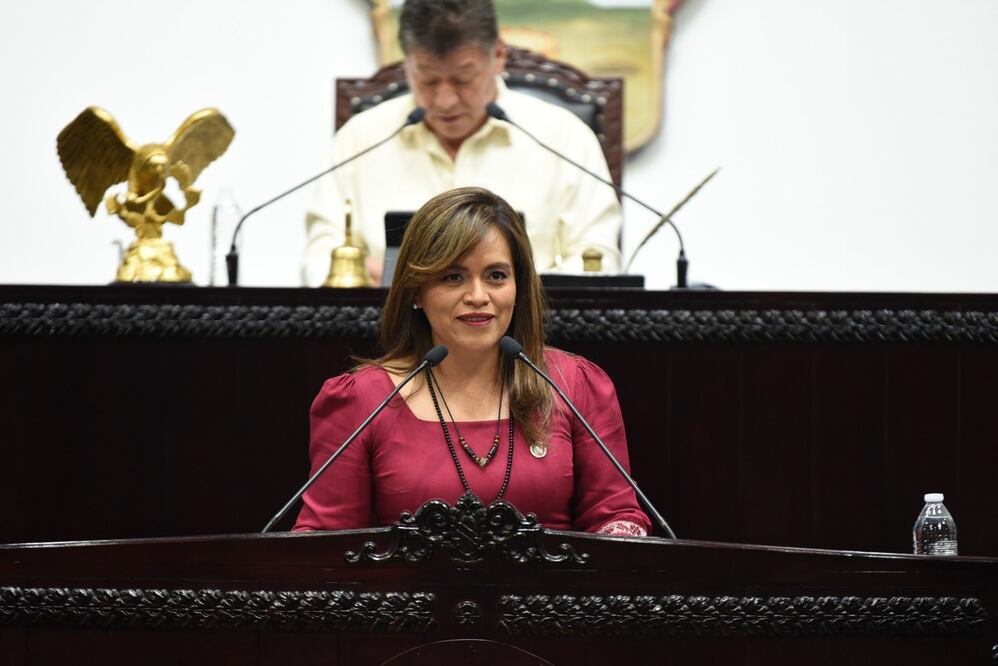 Lisset Marcelino Tovar,diputada local  Foto: Congreso de Hidalgo