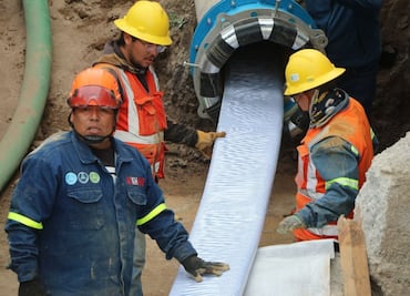 Continúan trabajos de rehabilitación del acueducto Téllez en Pachuca