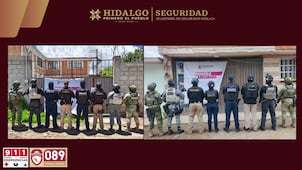 Catean dos inmuebles en Tepeapulco; aseguran droga, un arma y un vehículo robado