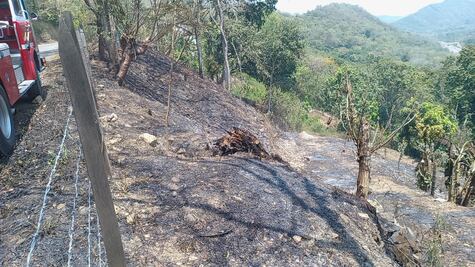 Presuntos drogadictos provocan incendio de parcelas en comunidad de Huejutla