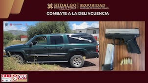 Persiguen y detienen a dos tras homicidio a balazos en Pachuca