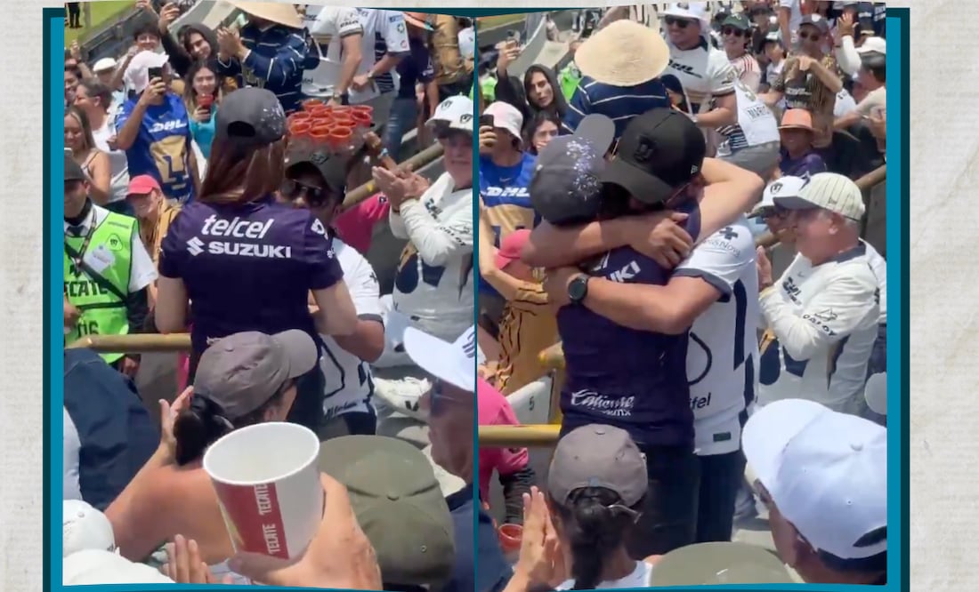 ¡Una propuesta de matrimonio transformó la derrota en un momento inolvidable en CU!  Capturas de video