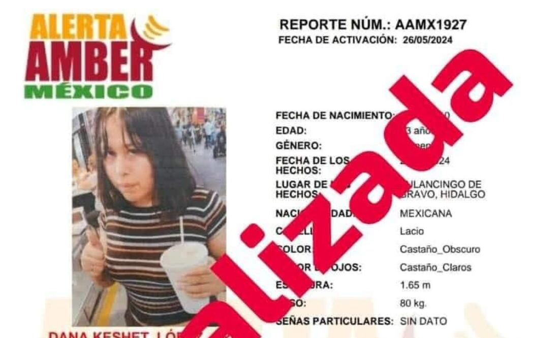 Alerta Amber: Dana N.