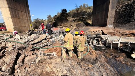 Por falla estructural en puente de Santa María Asunción, cierran tramo de la México - Tuxpan
