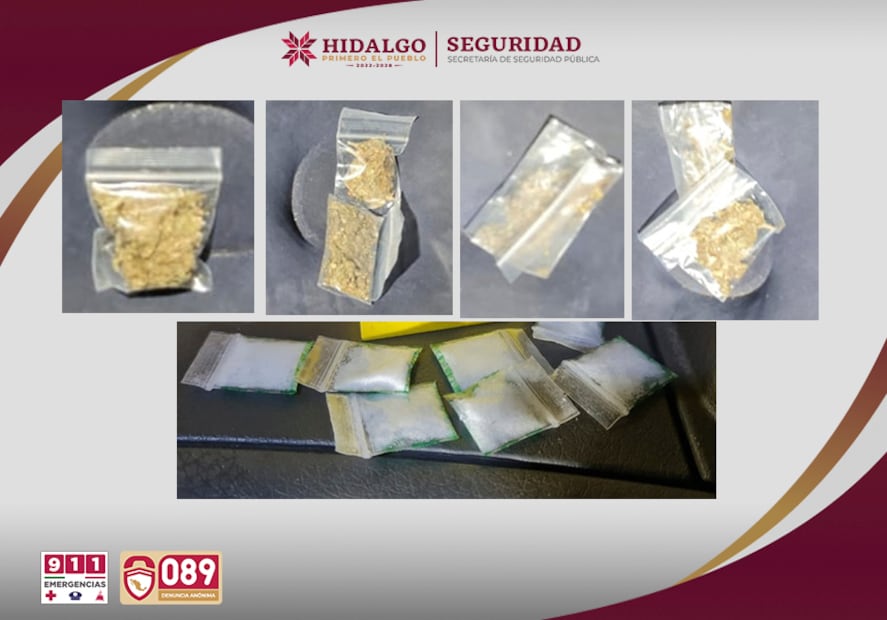 Cateo en Irolo deja aseguramiento de drogas y vehículos con reporte de robo | Fotos: SSPH