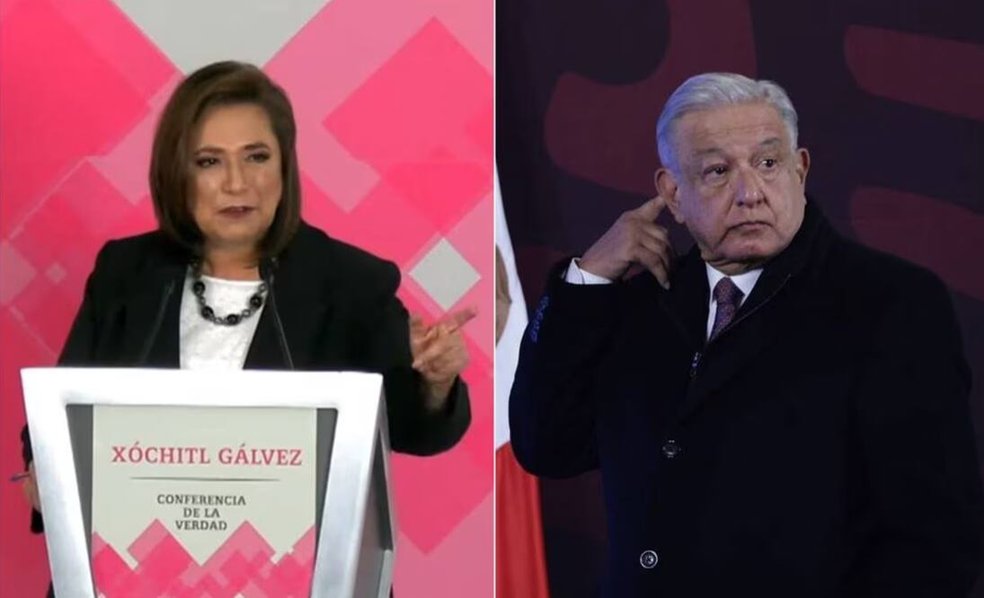 El Mandatario se mofó de la pronunciación en ese idioma de la aspirante de oposición durante su gira de trabajo por Estados Unidos | Fotos: Especiales