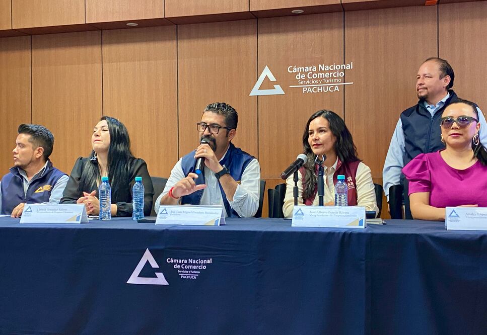 En 2023, Luis Miguel Escudero fue electo por primera vez como presidente de la Canaco-Servytur Pachuca | Foto: Luis Soriano