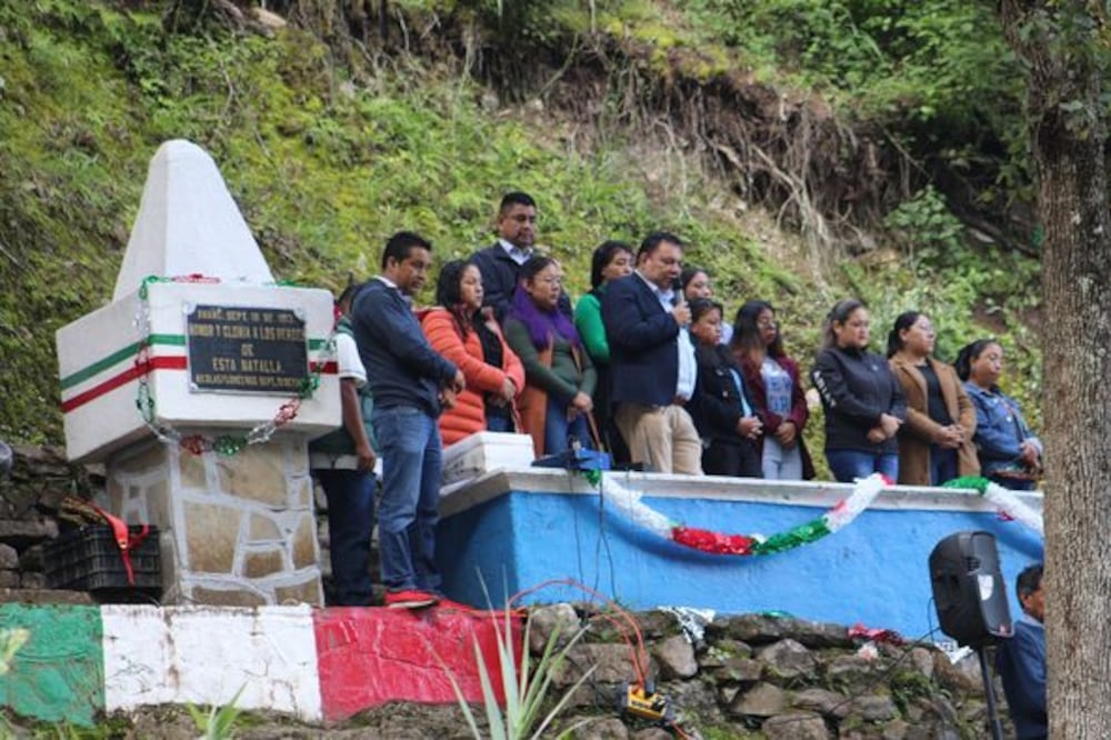 Batalla de Xahñe en Nicolás Flores I Foto: Especial