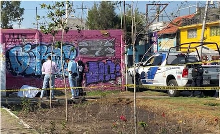 Encuentran restos humanos en bolsa de plástico en parque de Neza