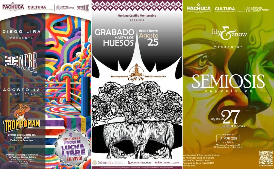 El arte también sale de las galerías | Cortesía: Cultura Pachuca