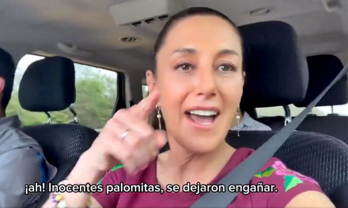 La precandidata a la presidencia de la Cuarta Transformación, Claudia Sheinbaum, bromeó con el regreso del avión presidencial, por el Día de los Inocentes | Captura de video