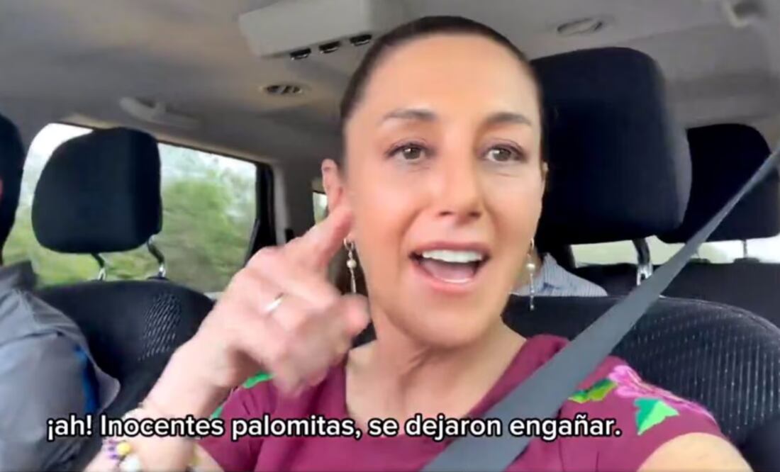 La precandidata a la presidencia de la Cuarta Transformación, Claudia Sheinbaum, bromeó con el regreso del avión presidencial, por el Día de los Inocentes | Captura de video