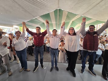 Arrancan campañas candidatos morenistas del distrito 12 y 13 de Pachuca
