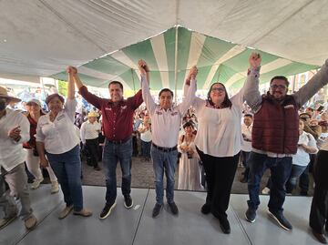 Arrancan campañas candidatos morenistas del distrito 12 y 13 de Pachuca