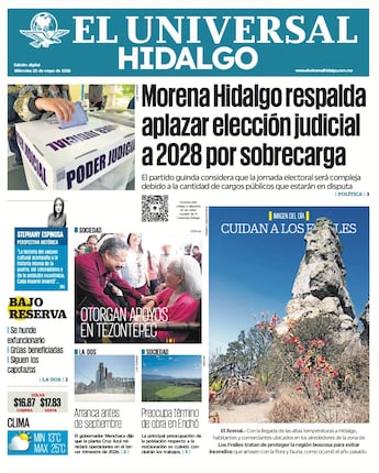Portada El Universal Hidalgo 20526