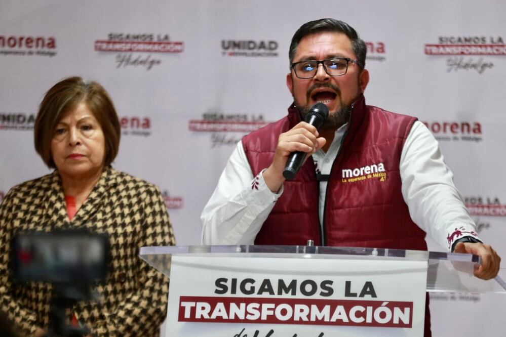 Marco Rico, presidente estatal de Morena Foto: Luis Soriano