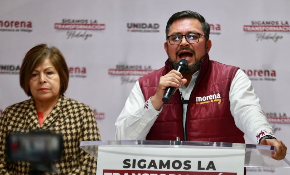 Marco Rico, presidente estatal de Morena Foto: Luis Soriano