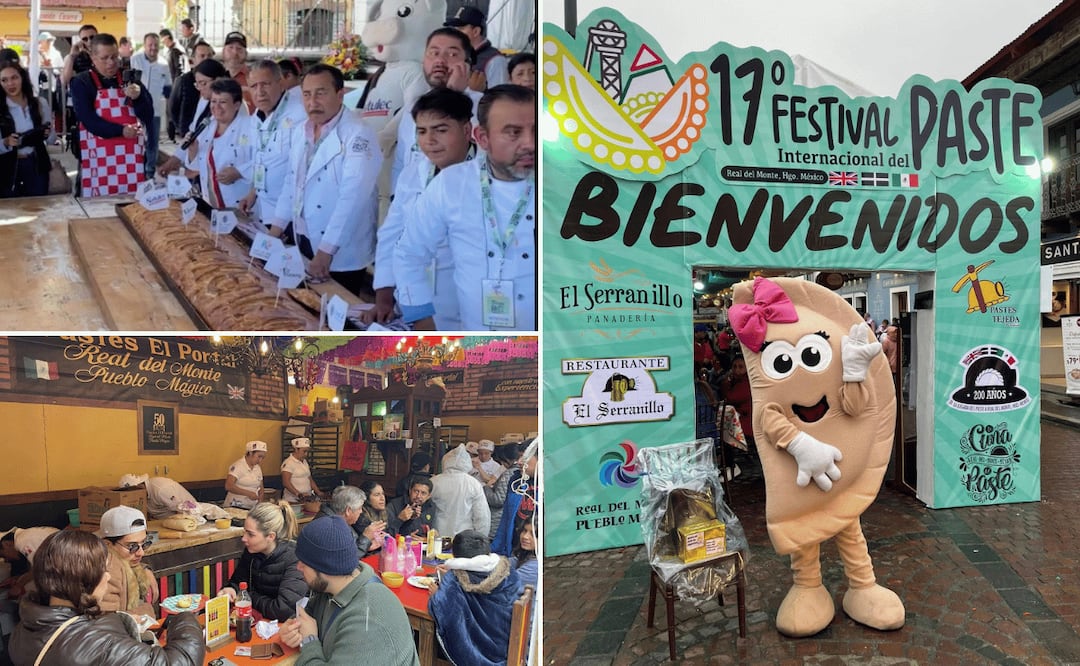 Nuevamente se horneó el paste más grande del mundo en Real del Monte I Foto: FB Festival del Paste