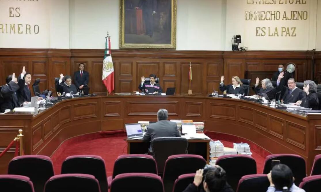 Sesión de la Suprema Corte de Justicia de la Nación (SCJN). Foto: Especial