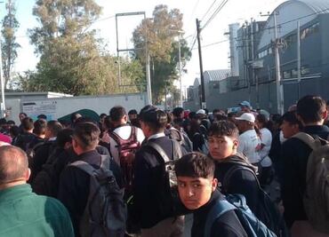 Se manifiestan estudiantes del Conalep por carencias en Tizayuca