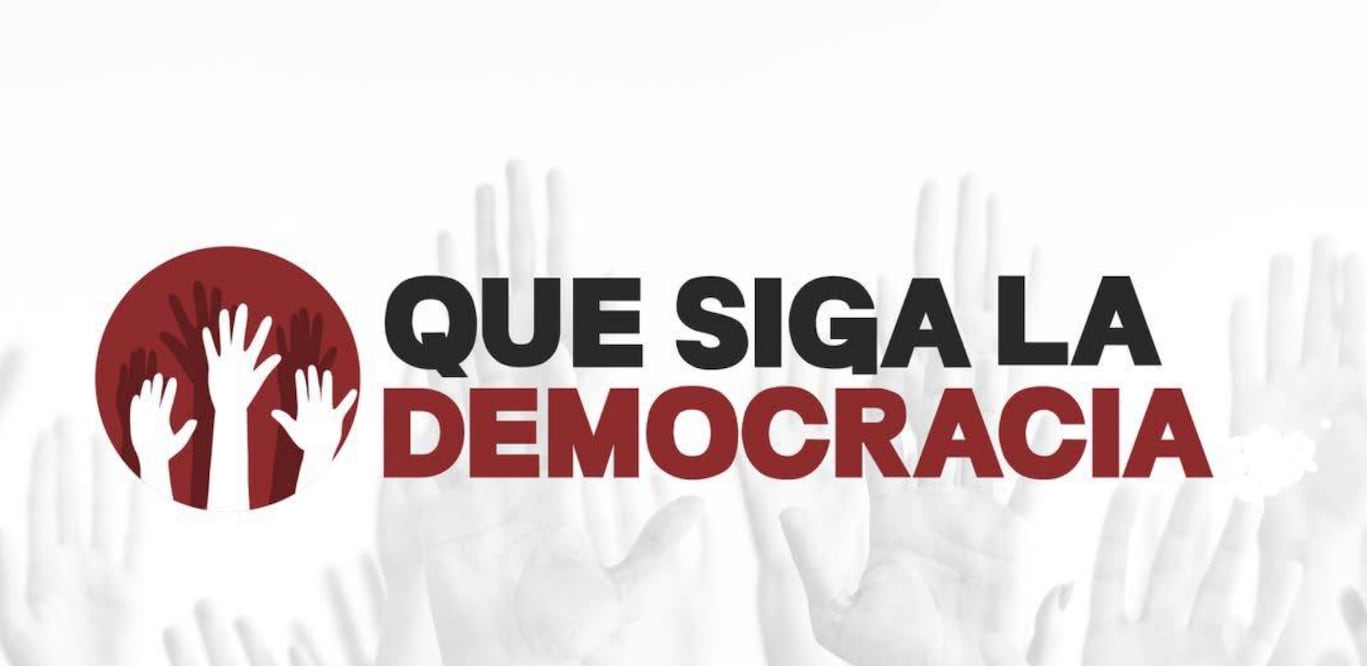 Que siga la democracia I Foto: Redes