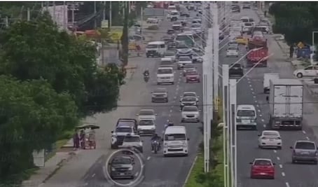 Capturan a 5 tras una persecución por robo de auto