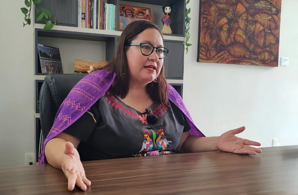 Tania Meza, secretaria de Cultura de Hidalgo.  Foto: Marco Carrillo