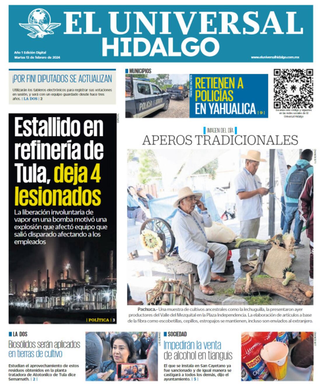 El Universal Hidalgo 130224