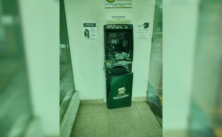 A un mes de robo, cajero del Banco del Bienestar en Huejutla sigue sin operar