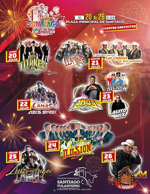 Cartelera artística y derrama económica | Facebook: Santiago Tulantepec 2024 - 2027 / DIF Municipal