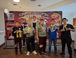Ocho medallas para Hidalgo en el Campeonato Nacional de Powerlifting