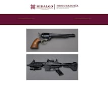 Cateo en Tula deja dos detenidos y armas aseguradas